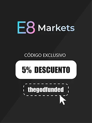 E8 Markets discount banner