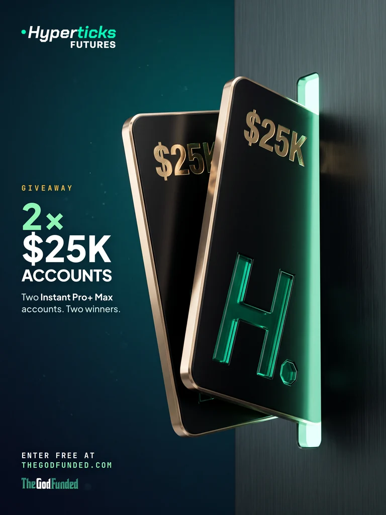 Giveaway: 2 × $25K Instant Pro+ Max accounts from Hyperticks