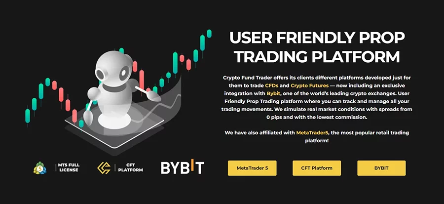 Captura de la web Crypto Fund Trader