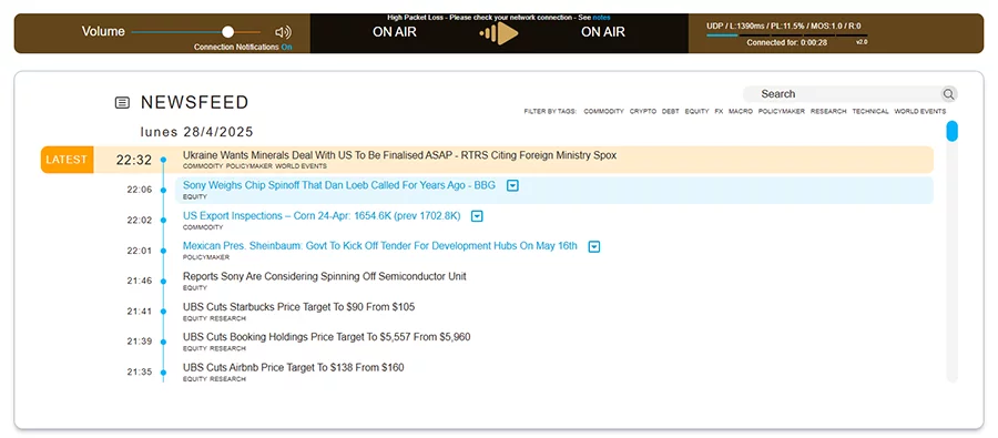 Captura web de The Trading Pit